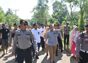 Dipimpin Kabag Ops, Pengamanan Eksekusi Tanah Kebun di Rilau Ale Berjalan Kondusif