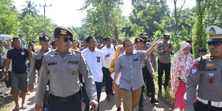Dipimpin Kabag Ops, Pengamanan Eksekusi Tanah Kebun di Rilau Ale Berjalan Kondusif