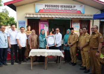 Ketua TP PKK Makassar Beri Penghargaan ke Astra Daihatsu atas Dukungan Program CSR Posyandu