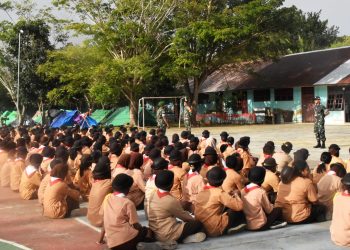 Bentuk Karakter, Babinsa Merouke Latih 324 Siswa Baru