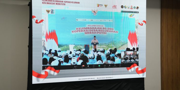 Lewat Virtual, Munafri Hadiri Peresmian Koperasi Merah Putih Oleh Presiden Prabowo Subianto