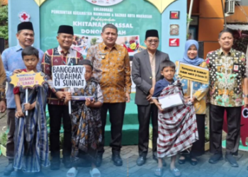 Dinkes Makassar Bersama Baznas Kota Makassar Gelar Khitanan Massal dan Donor  Darah di Kecamatan Mamajang