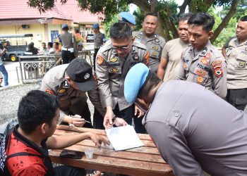 Tingkatkan Disiplin dan Pelayanan, Bidpropam Polda Sulsel Gelar Sidak di Polres Bulukumba
