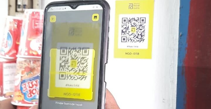 Perumda Pasar Makassar Uji Petik Sistem Barcode di Pasar Niaga Daya, Minimalisir Potensi Kebocoran Retribusi