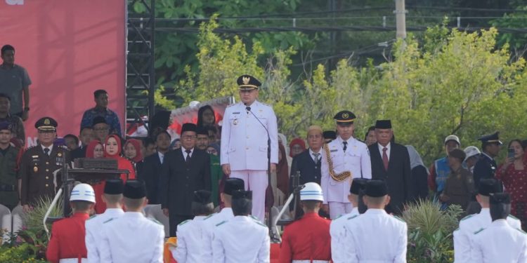 Jadi Inspektur Upacara HUT ke-80 RI di Karebosi, Munafri Sampaikan Pesan Makna Kemerdekaan