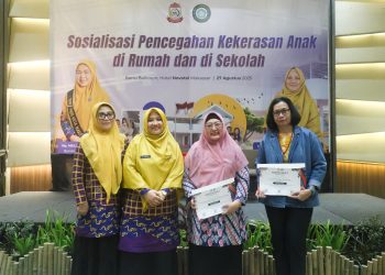 Sosialisasi Pencegahan Kekerasan Anak di Rumah dan di Sekolah, Melinda Aksa: Lingkaran Kekerasan Anak Harus Segera Diputus