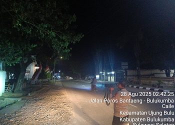 Cegah Aksi Pencurian, Polsek Ujung Bulu Gencar Patroli Tengah Malam