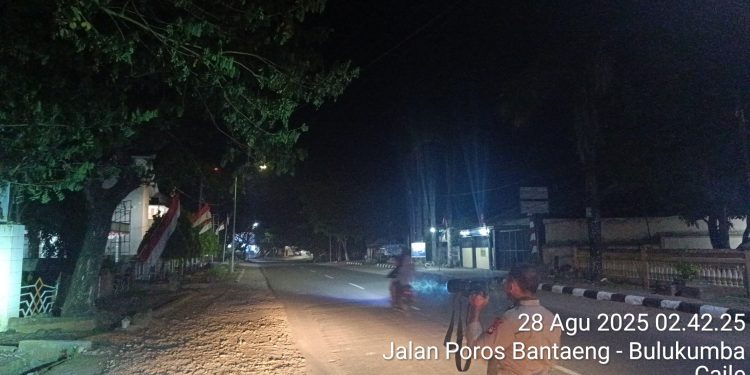 Cegah Aksi Pencurian, Polsek Ujung Bulu Gencar Patroli Tengah Malam