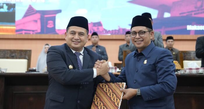 Munafri-Aliyah Hadiri Paripurna: DPRD Makassar Sahkan RPJMD, Arah Pembangunan 2025–2029 Disepakati