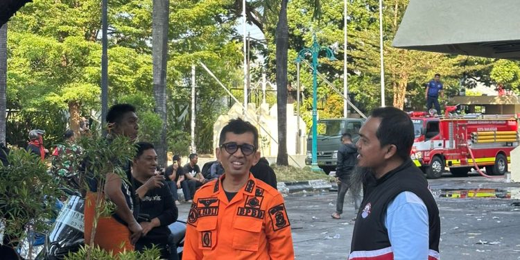 Respon Cepat, BPBD Makassar Siap Siaga Pasca Gedung DPRD Terbakar