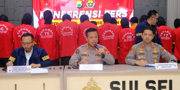 Polda Sulsel Gelar Press Release Kasus Pembakaran Kantor DPRD Sulsel dan Kota Makassar, Tetapkan 29 Tersangka
