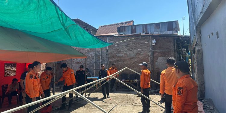 Pasca Kebakaran Cendrawasih, BPBD Makassar Gerak Cepat Turunkan Tim ke Lokasi