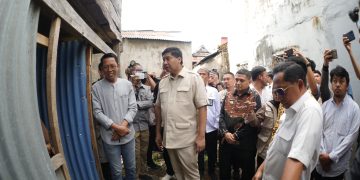 Wali Kota-Wawali, Mendagri dan Menteri PKP Tinjau Pemukiman Kumuh di Pampang
