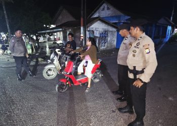Polsek Ujungloe Gelar Patroli Cipkon Antisipasi Gangguan Kamtibmas
