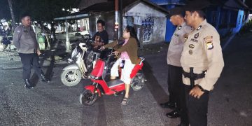 Polsek Ujungloe Gelar Patroli Cipkon Antisipasi Gangguan Kamtibmas