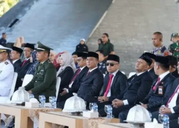 Plt. Kasatpol PP Makassar Bersama Forkopimda Hadiri Upacara Peringatan Hari Lahir Pancasila