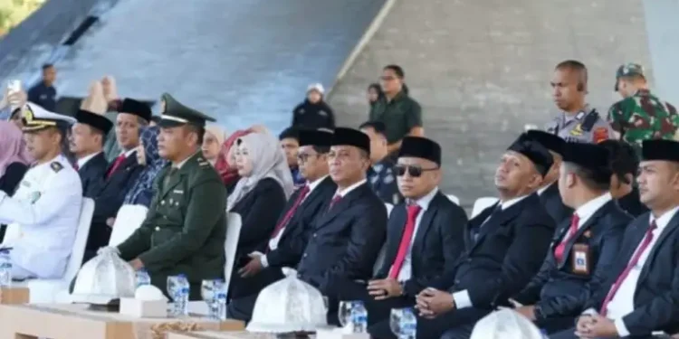 Plt. Kasatpol PP Makassar Bersama Forkopimda Hadiri Upacara Peringatan Hari Lahir Pancasila