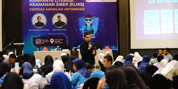 Diskominfo Makassar Gelar Kampanye Literasi Keamanan Siber untuk Pelajar SMP