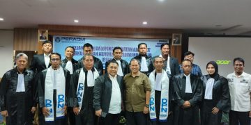 Gelar Pelantikan Calon Advokat di Makassar, DPN PERADMI Buktikan Perluas Jaringan