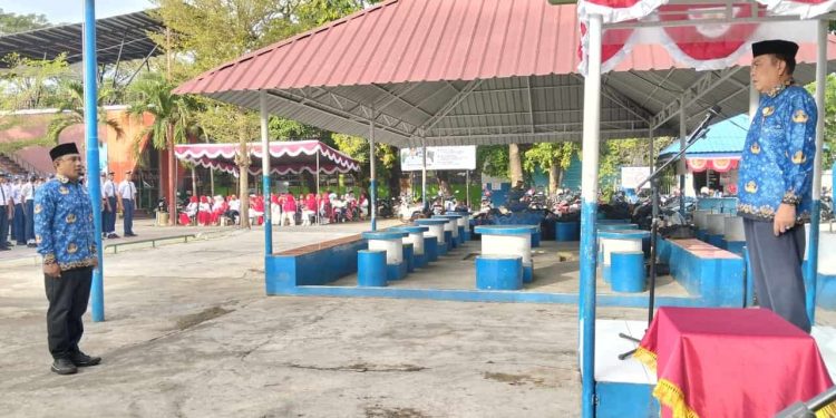 HUT RI ke-80, SMPN 13 Makassar Rayakan Upacara Dengan Hikmat