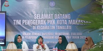 TP PKK Kota Makassar Apresiasi Inovasi TP PKK Kecamatan Tamalate dalam Pelaksanaan Program Pemberdayaan