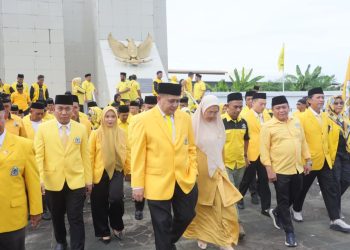 Munafri Pimpin Ziarah dan Tabur Bunga Peringati HUT Golkar ke-61 di TMP Panaikang