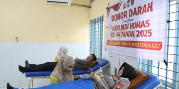 Hari Jadi Humas Polri ke-74, Polres Bulukumba Gelar Aksi Kemanusiaan Donor Darah