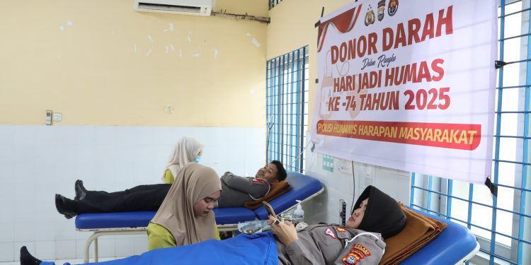 Hari Jadi Humas Polri ke-74, Polres Bulukumba Gelar Aksi Kemanusiaan Donor Darah