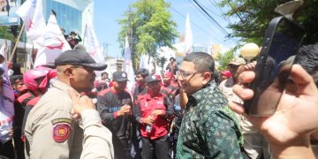 Wali Kota Munafri Terima Aspirasi Buruh FSPMI, Akan Libatkan Bahas Kenaikan UMK 2026