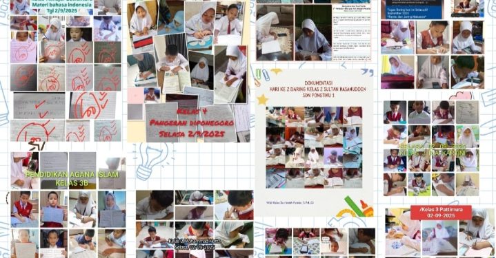 Tetap Semangat, Hari Ke-4 Pembelajaran Daring di UPT SPF SD Negeri Pongtiku I Makassar