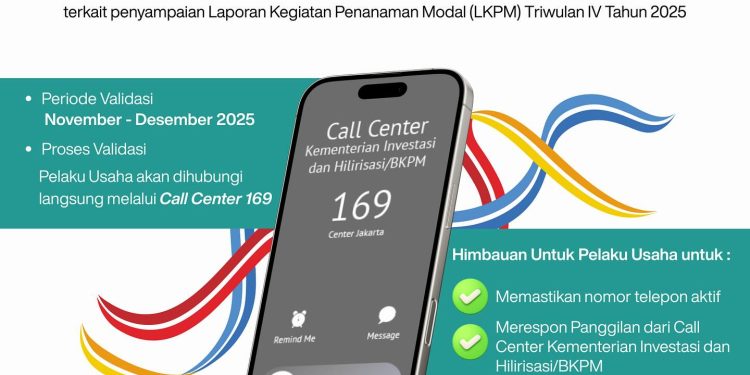 Kementerian Investasi akan Lakukan Validasi Data, DPMPTSP Makassar Imbau Pelaku Usaha Segera Sampaikan LKPM Triwulan IV
