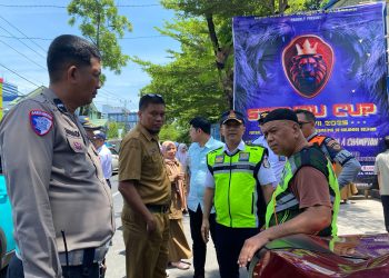 Tim Gabungan Dishub Makassar Tertibkan Parkir Liar, Sempat Terjadi Perdebatan dengan Pengendara