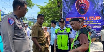 Tim Gabungan Dishub Makassar Tertibkan Parkir Liar, Sempat Terjadi Perdebatan dengan Pengendara