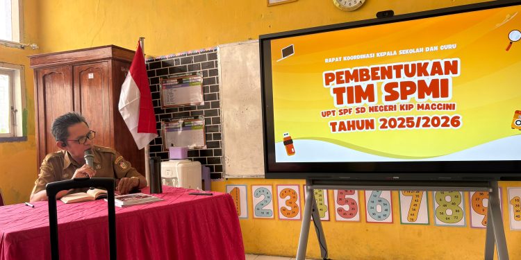 SDN KIP Maccini Gelar Rapat Dinas Internal, Bentuk Tim SPMI untuk Jamin Mutu Pendidikan