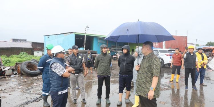 Komitmen Tak Surut di Tengah Hujan, Appi Tinjau TPA Antang dan Infrastruktur Manggala