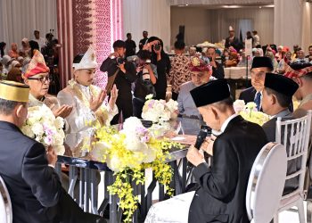 Akad Nikah Fiqar–Falih Berlangsung Khidmat, Dihadiri Wapres Jusuf Kalla dan Tokoh Nasional