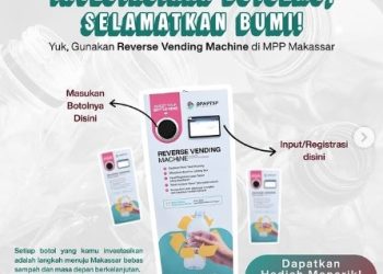 Lewat Investasi Botol Plastik, DPMPTSP Makassar Dorong Aksi Selamatkan Bumi