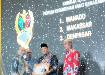 Kota Makassar Ukir Sejarah, Sabet Harmony Award 2025 Kategori FKUB Kinerja Terbaik