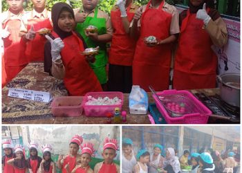 Lestarikan Kearifan Lokal, SD Inpres Perumnas Gelar Pelatihan Life Skill Membuat Kue Tradisional Khas Makassar