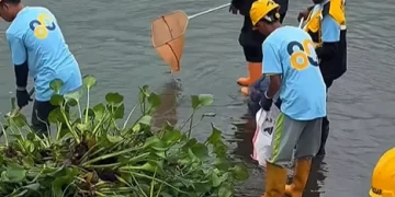 Kolaborasi BBWS dan Satgas PU, Aksi Bersih-Bersih Kanal Warnai Hari Bakti PU ke-80