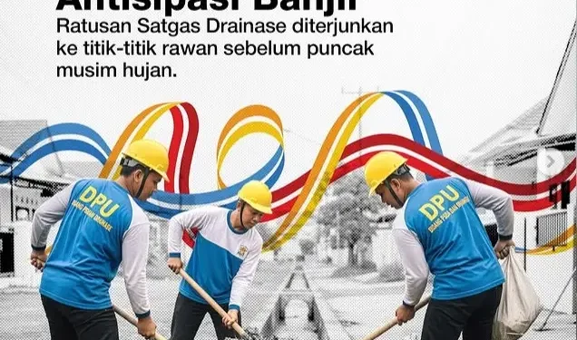 Makassar Bergerak Cepat Hadapi Musim Hujan, 321 Satgas Drainase Siaga di Tiga Wilayah Utama