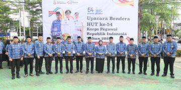 Camat Bontoala Hadiri Upacara HUT KORPRI ke-54, Wali Kota Munafri Tekankan ASN Harus Jaga Netralitas dan Integritas