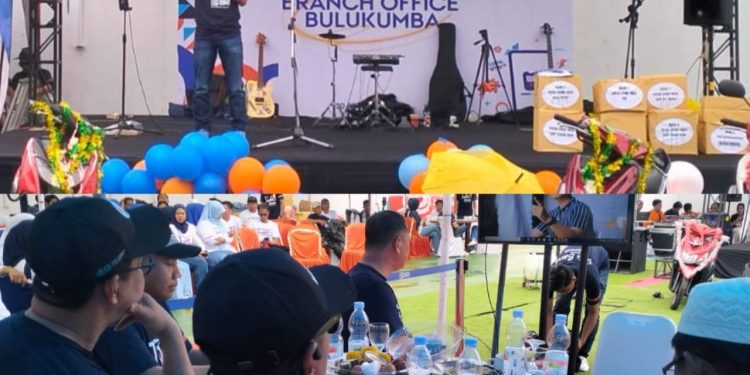 Kasat Reskrim Polres Bulukumba Sosialisasi Cegah Penipuan Online di HUT ke-130 BRI