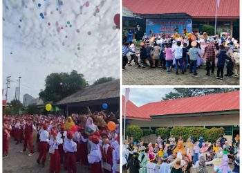 SD Inpres Perumnas Rappocini Gelar Acara Penyambutan Meriah untuk Peserta Didik Baru Tahun Ajaran 2025/2026