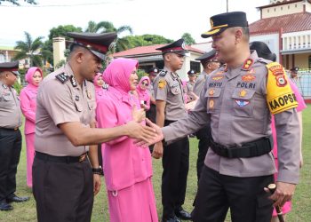 54 Personel Polres Bulukumba Naik Pangkat, Kapolres Ingatkan Tingkatkan Profesionalisme dan Integritas