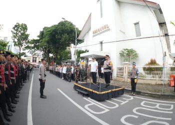 Wali Kota-Kapolrestabes Makassar Pimpin Apel Pengamanan Malam Tahun Baru 2026
