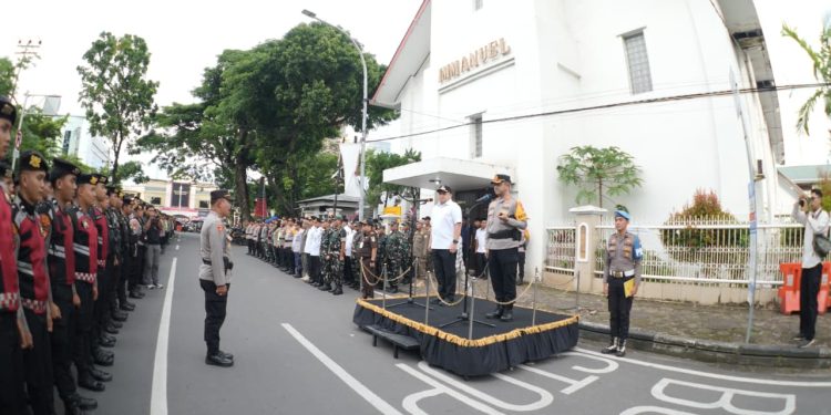 Wali Kota-Kapolrestabes Makassar Pimpin Apel Pengamanan Malam Tahun Baru 2026