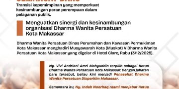 DWP Disperkim Makassar Hadiri Musyawarah Kota V DWP Kota Makassar, Ketua DWP Disperkim Jadi Penasehat
