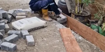 Dinas PU Makassar Tindaklanjuti Laporan Warga, Jalan di Jl. Kerukunan Timur Siap Dipaving
