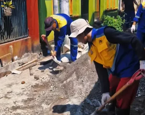 Dinas PU Makassar Tingkatkan Akses Permukiman Lewat Pemasangan Paving Blok di BTN Ranggong Permai